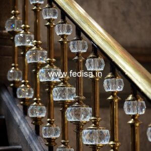 Custom Brass Staircase Railing Ideas Cement Railing Design For House Front