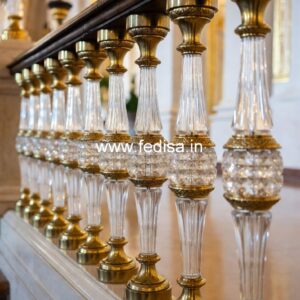 High Quality Brass Balcony Railing For Home Exterior Lohe Ki Railing Design