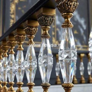 Brass Staircase Railing Design With Modern Appeal Steel Railing Design Balcony