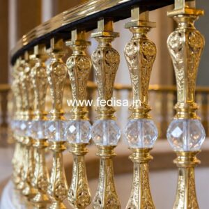 Modern Brass Railing Design For Stylish Interiors Railing Color Design