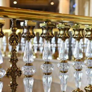 Stylish Brass Balcony Railing With Modern Design Steel Railing Pillar Design Price