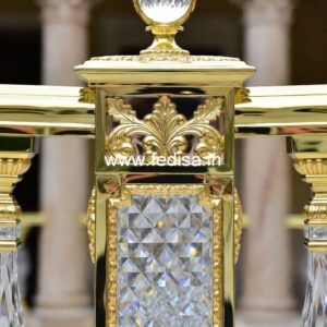 Classic Brass Railing Design For Premium Homes Modern Iron Stair Railing