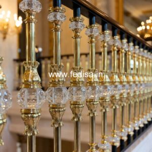 Brass Handrail Design For Contemporary Homes Simple Railing Design For Roof