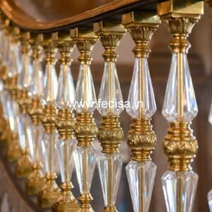 Premium Brass Balcony Railing With Elegant Look Tafan Glass Railing Design