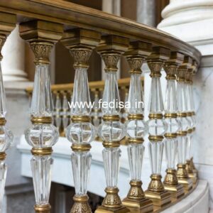 Luxury Brass Balcony Railing For Designer Spaces Steel Railing Ka Design