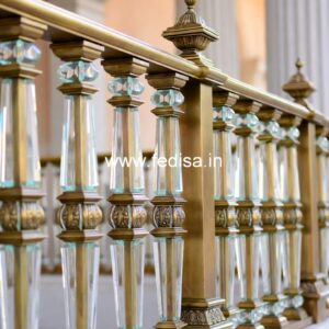 Modern Brass Railing Design For Stylish Spaces Chhat Ki Railing Lohe Ki