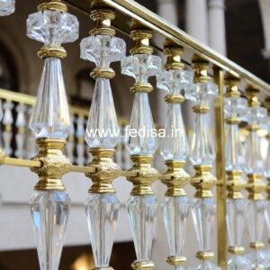 Luxury Brass Handrail Design For Elegant Staircases Modern Iron Railing