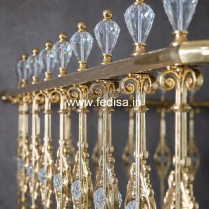 Elegant Brass Stair Railing Design Ideas