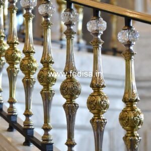 Classic Brass Balcony Railing Design Collection