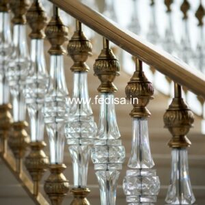 Antique Brass Railing Design For Royal Interiors