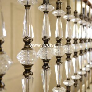 Brass Stair Railing Design For Classic Interiors