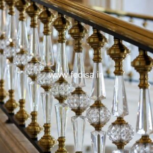Ornamental Brass Railing Design For Classic Homes
