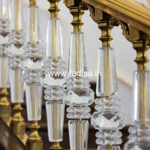 Elegant Brass Balcony Railing With Designer Look Jeena Steel Railing Design