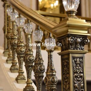 Brass Railing Design For Home Exterior Decor Chajja Railing Design