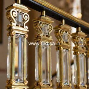 Traditional Brass Railing Design For Indian Homes Staircase Handrail Wood Design