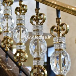 Brass Stair Railing Design For Premium Villas Steel Grill Design Balcony