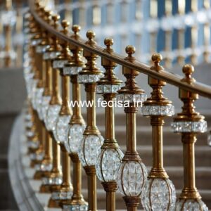 Brass Railing Design For High-end Interiors Terrace Handrail Design