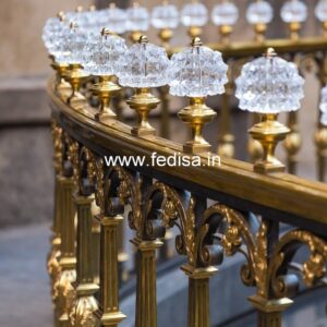 Classic Brass Railing Design For Interior Spaces Steel Railing Simple Design