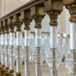 Stylish Brass Balcony Railing For Contemporary Homes Staircase Iron Design