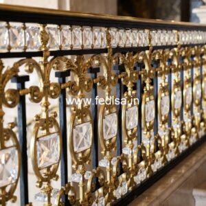 Brass Stair Railing Design For Modern Living Spaces Ss Design For Balcony