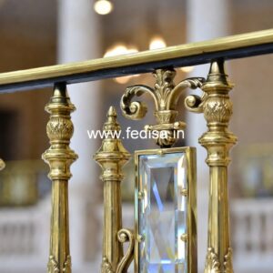 Elegant Brass Balcony Railing Design Inspiration Sidhi Ki Railing
