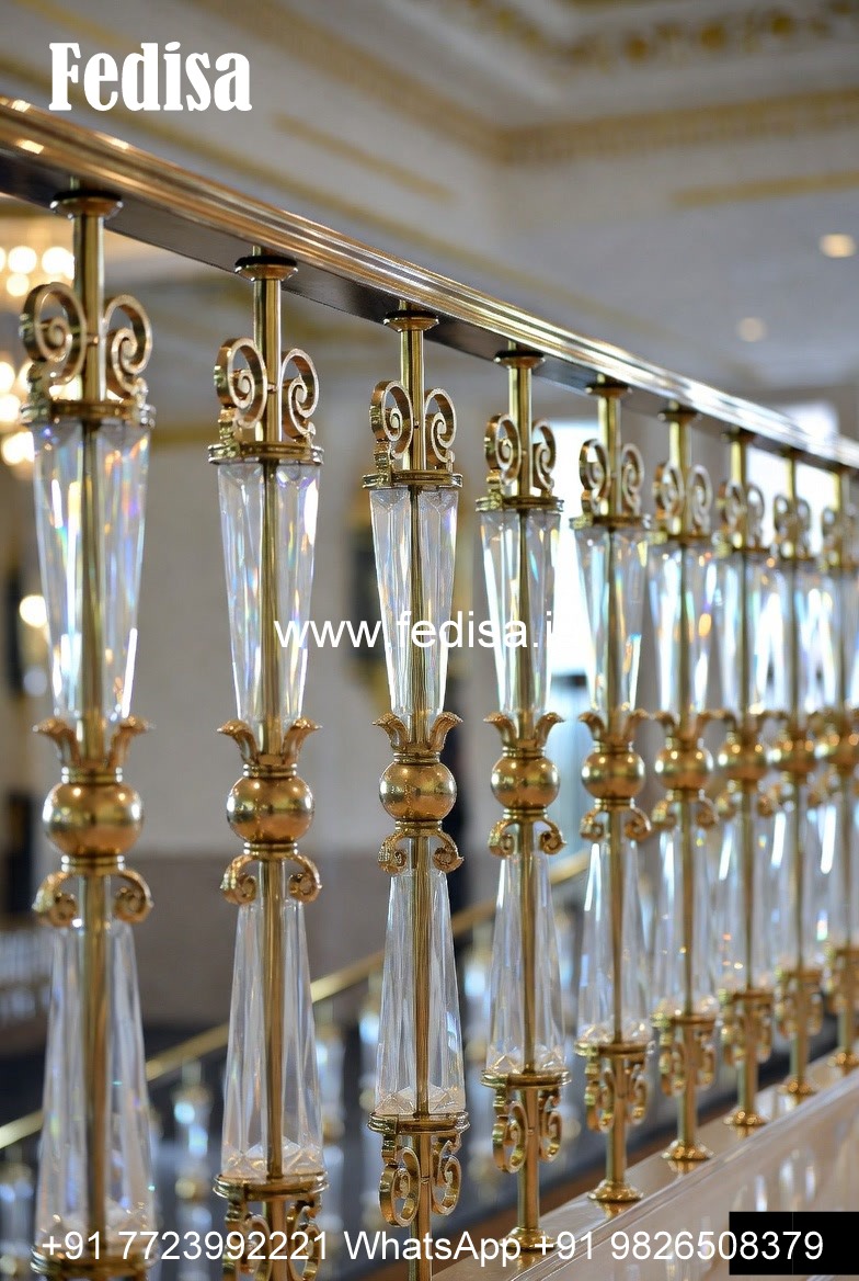 Antique Brass Stair Railing For Classic Homes Steel Ki Grill Ki Design