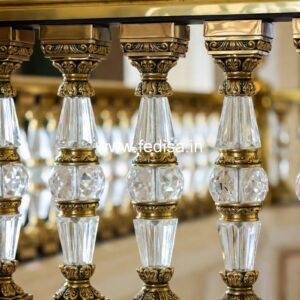 Brass Railing Design For Modern Luxury Homes Balcony Half Grill Design