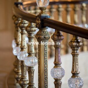 Stylish Brass Staircase Railing For Interior Design Railing Design Loha