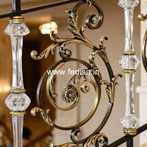 Premium Brass Railing Design For Modern Interiors Jina Steel Railing Design