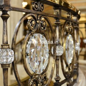 Antique Brass Balcony Railing With Classic Style Modern Exterior Railing