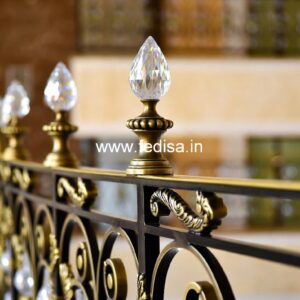 Premium Brass Railing Design For Luxury Projects Steel Boundary Wall Railing Design