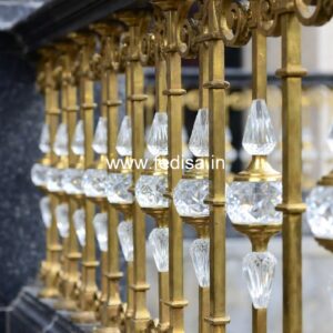 Stylish Brass Handrail Design For Contemporary Homes Tubular Steel Design For Terrace