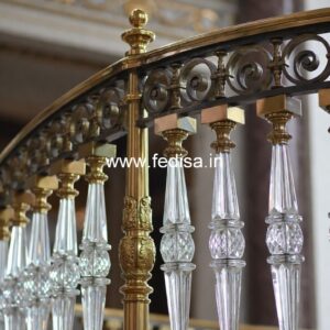 Brass Balcony Railing Design With Luxury Finish Ghar Ka Railing Design