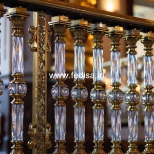 Stylish Brass Balcony Railing With Luxury Appeal Railing Design Roof