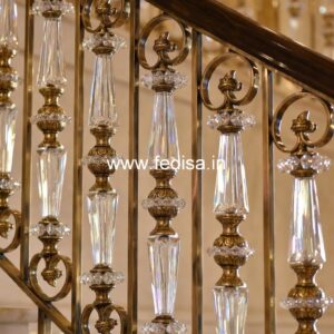 Luxury Brass Railing Design For Modern Homes Iron Sidhi Railing Design