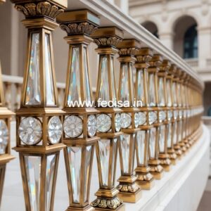 Handcrafted Brass Railing Design For Villas Sidi Steel Railing Design