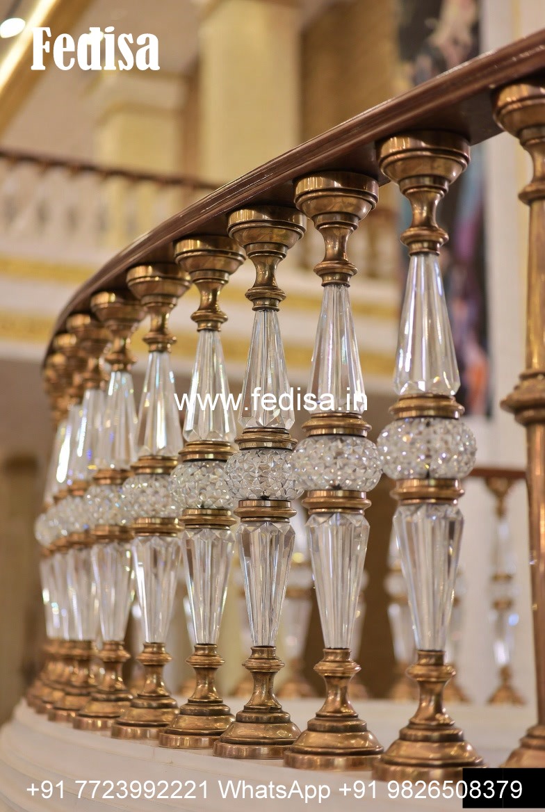 Modern Brass Railing Design With Stylish Finish Barja Railing Design