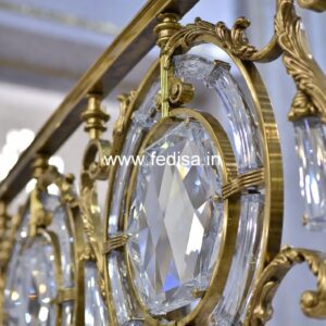 Decorative Brass Railing Design With Floral Patterns Home Front Steel Railing Design