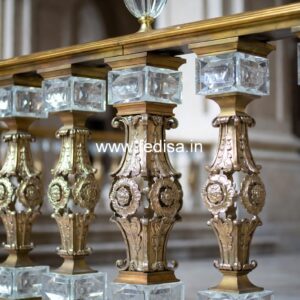 Modern Luxury Brass Staircase Railing Inspiration Staircase Handrail Design Glass