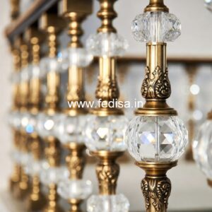 Designer Brass Railing For Premium Interiors Steel Railing Design For Home Stairs