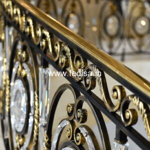 Custom Brass Stair Railing Design Staircase Hand Railing Design