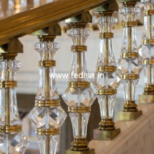 Modern Brass Staircase Handrail Design Design For Terrace Railing