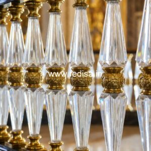 Designer Brass Handrail For Luxury Interiors Grill Balcony Railing Design