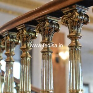 Modern Brass Balcony Railing With Sleek Finish Modern House Railing