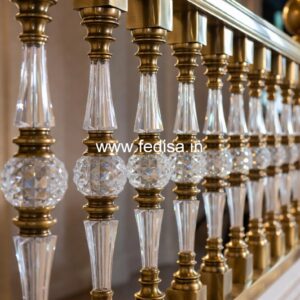 High Quality Brass Balcony Railing For Home Exterior House Katheda Design