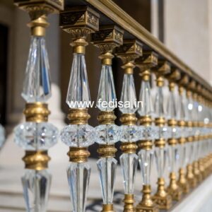 Brass Staircase Handrail With Classic Touch Ladder Railing Design Iron