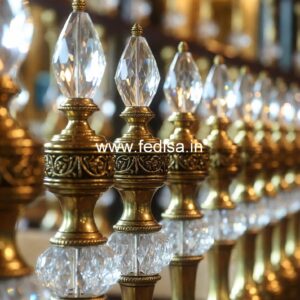 Brass Balcony Railing With Elegant Design Ss Handrail Design With Glass