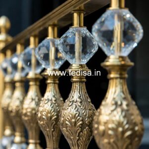 Premium Brass Handrail Design For Staircases Stylish Railing Design