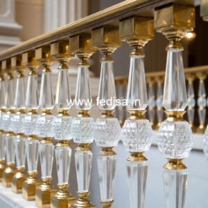 Classic Brass Balcony Railing With Royal Touch Chhat Railing Design Steel