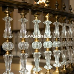 Luxury Brass Handrail For Grand Staircases Makan Ki Railing Design